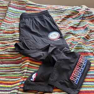 Detroit Pistons Black NBA  size 3X high-quality pants new tags